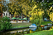 Canal, Friedrichstadt, Schleswig-Holstein, Germany