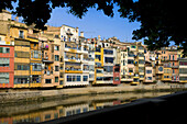 Spain,  Catalunia Catalunya,  Girona,  River Onyar