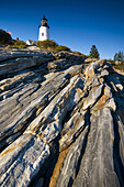 USA,  Maine,  Pemaquid Point Lighthouse