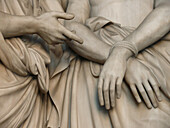 Pontius Pilatus and Jesus at Scala Sancta,  Roma,  Lazio,  Italy