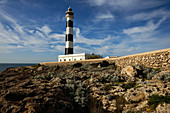 Lighthouse at Cap d´Artrutx,  Ciutadella. Minorca,  Balearic Islands,  Spain