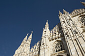 Facade of Il Duomo Cathedral Milan Italy