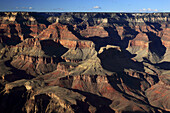 Grand Canyon in Winter,  view from South Rim,  Colorado River,  Grand Canyon National Park,  Arizona,  USA