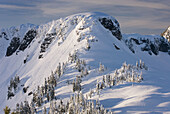 Table Mountain in winter,  Heather Meadows Recreation Area North Cascades Washington USA