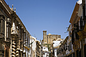 Old town and Church of Nuestra Señora de la Asuncion,  Osuna. Sevilla province,  Andalucia,  Spain