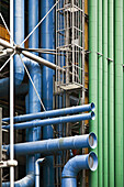 Detail from the Pompidou Centre,  Hotel De Ville,  Paris,  Ile De France,  France