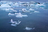 Glaciers at Jokulsarlon lagoon