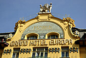 Prague Czech Republic,  the Grand Hotel Evropa