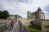 France. Loire Valley. Saumur. Castle.