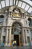 Antwerpen Centraal railway station,  Antwerp. Belgium