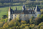 Castle of La Rochepot,  12-15th century,  Cotes d´Or,  France