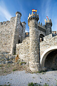 Templar castle of Ponferrada. El Bierzo,  Leon province,  Castilla-Leon,  Spain