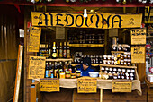 Old Town Square Christmas market in Prague Czech Republic Europe