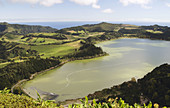 Lake Furnas on Sao Miguel island in The Azores