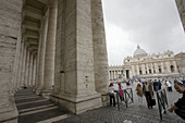 Italy,  Rome,  Vatican City,  Saint Peter´s Square, Bernini´s colonnade
