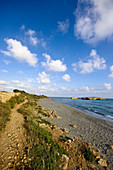 A beautiful view of a beach in Menorca