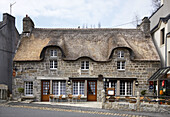 Typical Breton houses,  Pont-Aven. Finistere,  Brittany,  France
