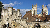 Gothic Cathedral (Minster) of St. Peter,  York. Yorkshire,  England,  UK