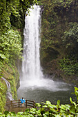 Costa Rica,  Alajuela,  Vara Blanca La Paz Waterfalls Garden White Magic waterfall