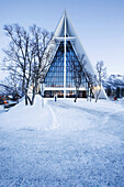 Norway,  Tromso The arctic cathedral was built in 1965