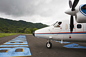 Costa Rica Nicoya Peninsula Tambor Beach Airport Plane