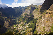 Portugal,  Madeira Island,  Curral das Freiras Nun´s Valley It´s a small village nestling between almost perpendicular mountains in the heart of the island