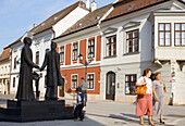 Hungary Trasdanubio Györ Liszt Ferency street