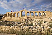 Jordan Jerash Ruins of the Greco-Roman city of Jerash Racecourse