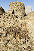 5000 year old stone tomb at Al Ayn,  UNESCO World Heritage Site,  Hajar al Gharbi Mountains,  Al Dhahirah region,  Sultanate of Oman,  Arabia,  Middle East