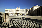 The royal palace in Madrid