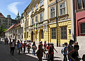 Poland Krakow,  Kanonicza street and Wawel Castle,  Cathedral