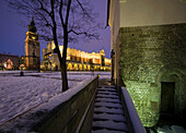 Poland Krakow St Adalbert church on Main Market Square