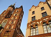 Poland Krakow,  Church of St Mary at Main Market Square