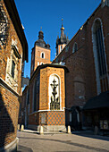 Poland Krakow St Mary´s Church Jesus sculpture