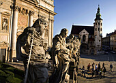 Poland Krakow St Peter & St Paul Church with Apostles and Andrew Church at Grodzka street