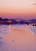 Poland Krakow bridge on Vistula river