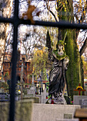 Rakowicki Cemetery,  biggest necropolis in Krakow,  Poland