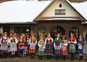 Poland Krakow,  Osadzanie Chochola traditional event at November,  ‘Rydlowka’ Museum