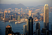 China,  Hong Kong,  Victoria Harbour,  skyline,  panorama
