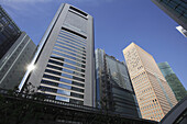 Japan,  Tokyo,  Shiodome area,  new highrise urban development