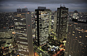 Japan,  Tokyo,  Shinjuku,  skyline at night