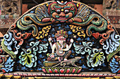 Nepal,  Kathmandu Valley,  Patan,  woodcarving,  architecture detail
