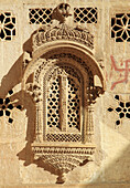 India,  Rajasthan,  Jaisalmer,  Mandir Palace,  window