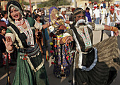 India,  Rajasthan,  Jaisalmer,  Desert Festival,  dancers
