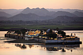 India,  Rajasthan,  Udaipur,  Lake Pichola,  Jagmandir Island