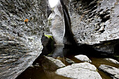 Höhle Vetlahelvete im Aurlandsdalen, Aurland, Sogn og Fjordane, Norwegen, Skandinavien, Europa