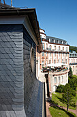 Terrace of Hotel Buehlerhoehe, Buehl, Black Forest, Baden-Wuerttemberg, Germany