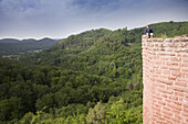 View from Château du Wasigenstein, Alsace, France