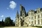 Chateau Fontaine Henry in the sunlight, Normandy, France, Europe