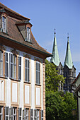 Altstadt und Dom, Bamberg, Oberfranken, Bayern, Deutschland